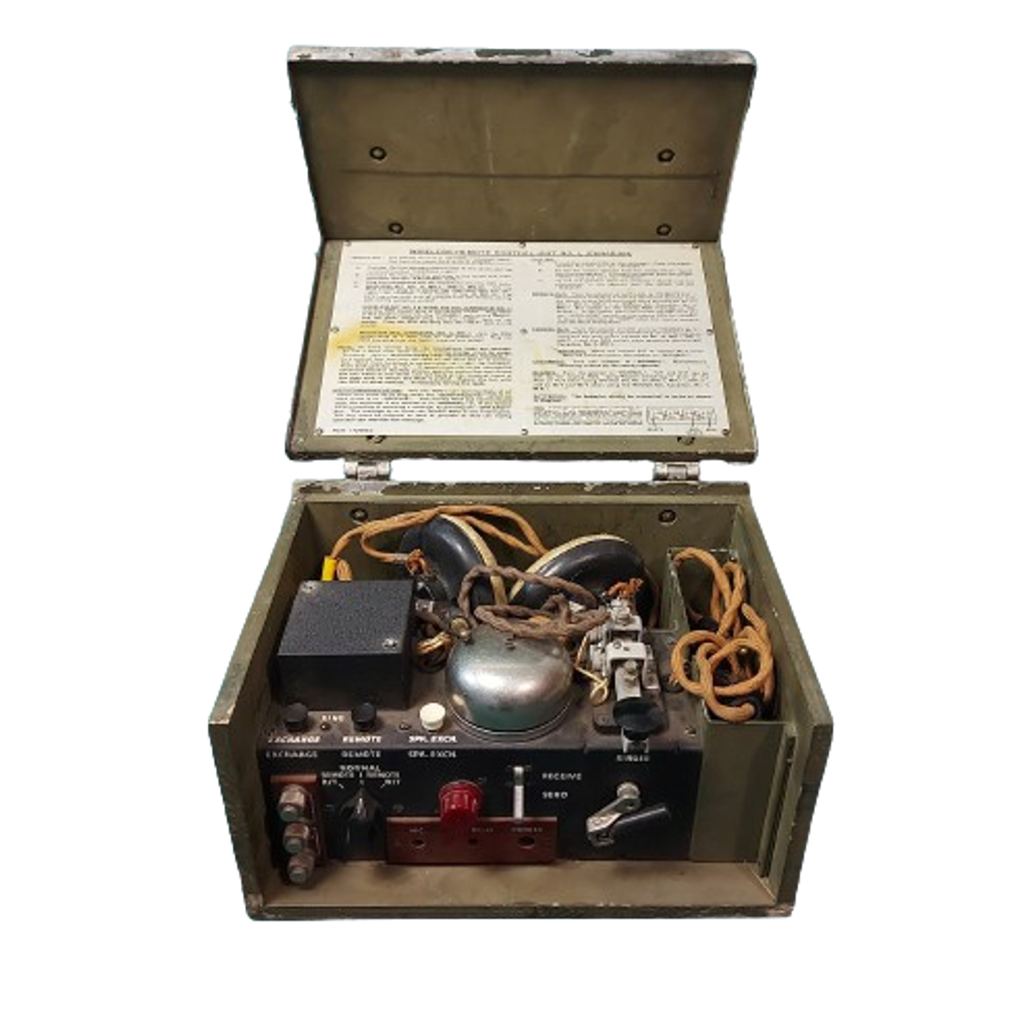Ww2 Riot Control WW2 Canadian Number 1 Wireless Remote Control Unit – Canadian Soldier ...