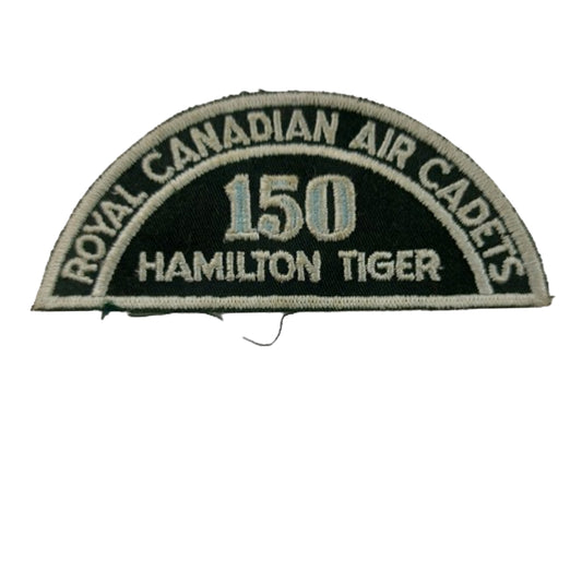 Royal Canadian Air Cadets 150 St. Hamilton Tiger Squadron Shoulder Title