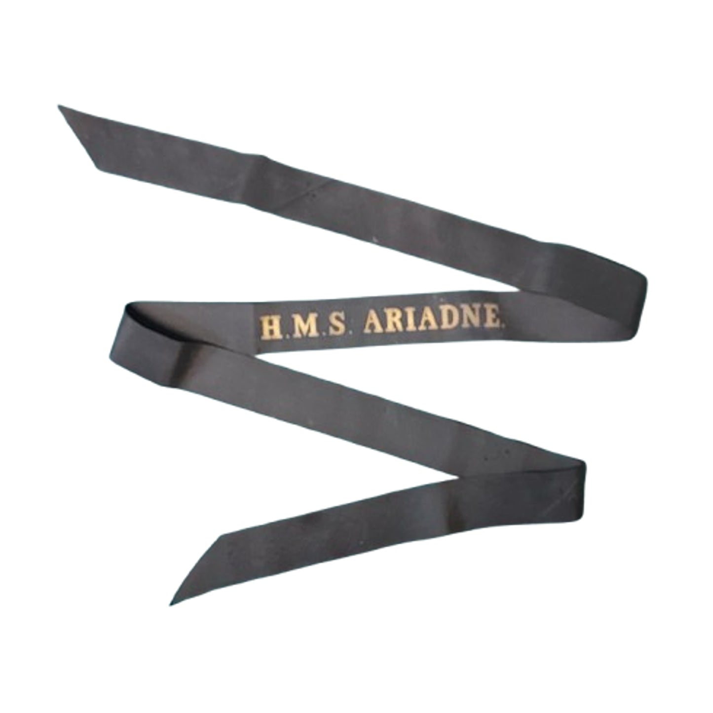 WW2 British RN Royal Navy Cap Tally HMS Ariadne