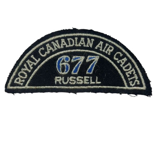 Royal Canadian Air Cadets 677 Russell Squadron Shoulder Title