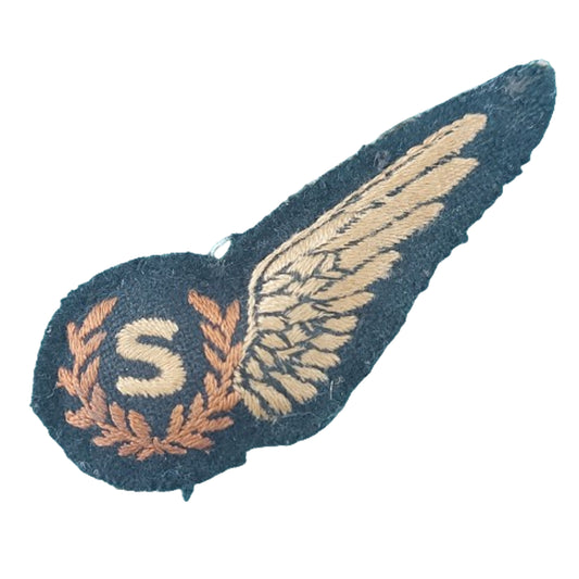 WW2 British RAF Royal Air Force Signaller Padded Brevet Wing