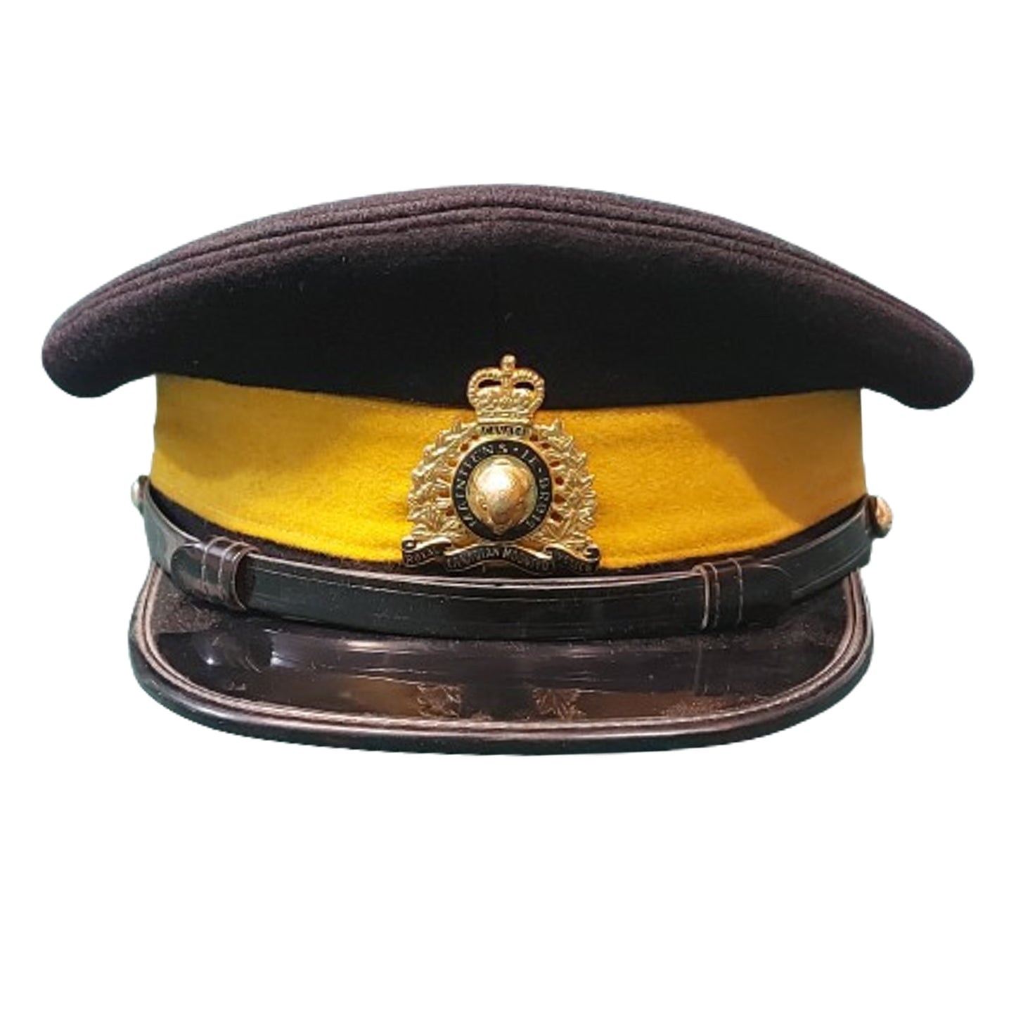 RCMP Royal Canadian Mounted Police Visor Cap With Badge