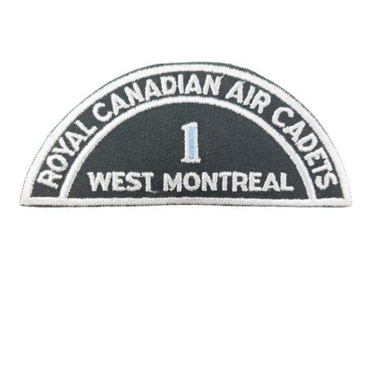 Royal Canadian Air Cadets Number 1 West Montreal Squadron Shoulder Title