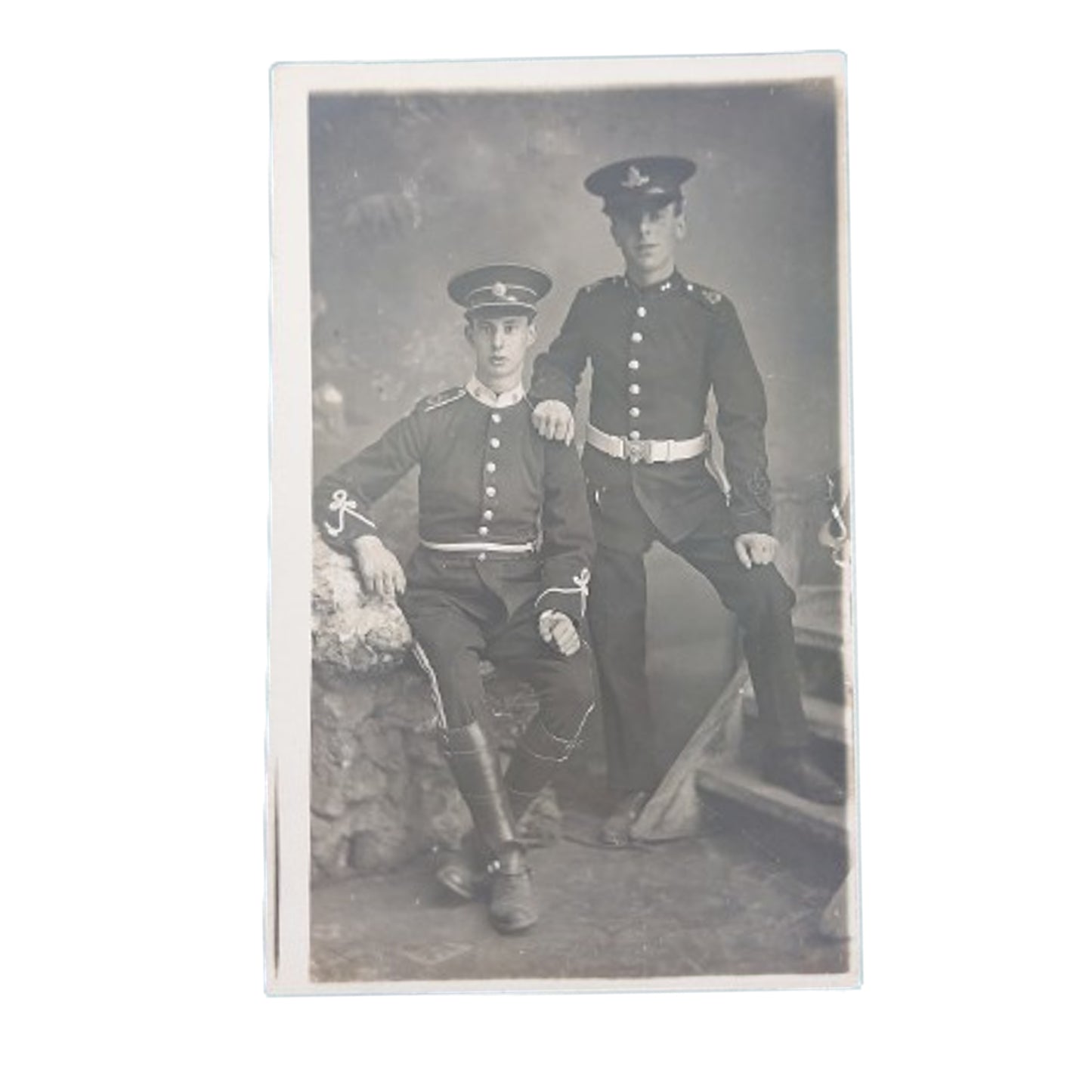 WW1 British Picture Postcard -Soldiers In Dress Uniforms