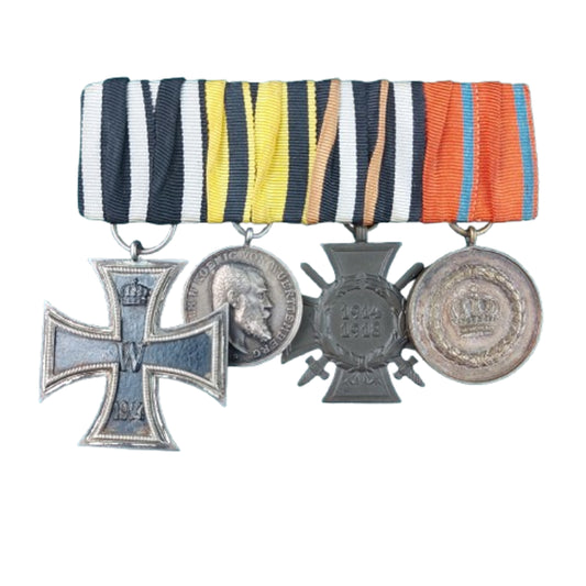 WW1 German Army 2nd Class Iron Cross Medal Set