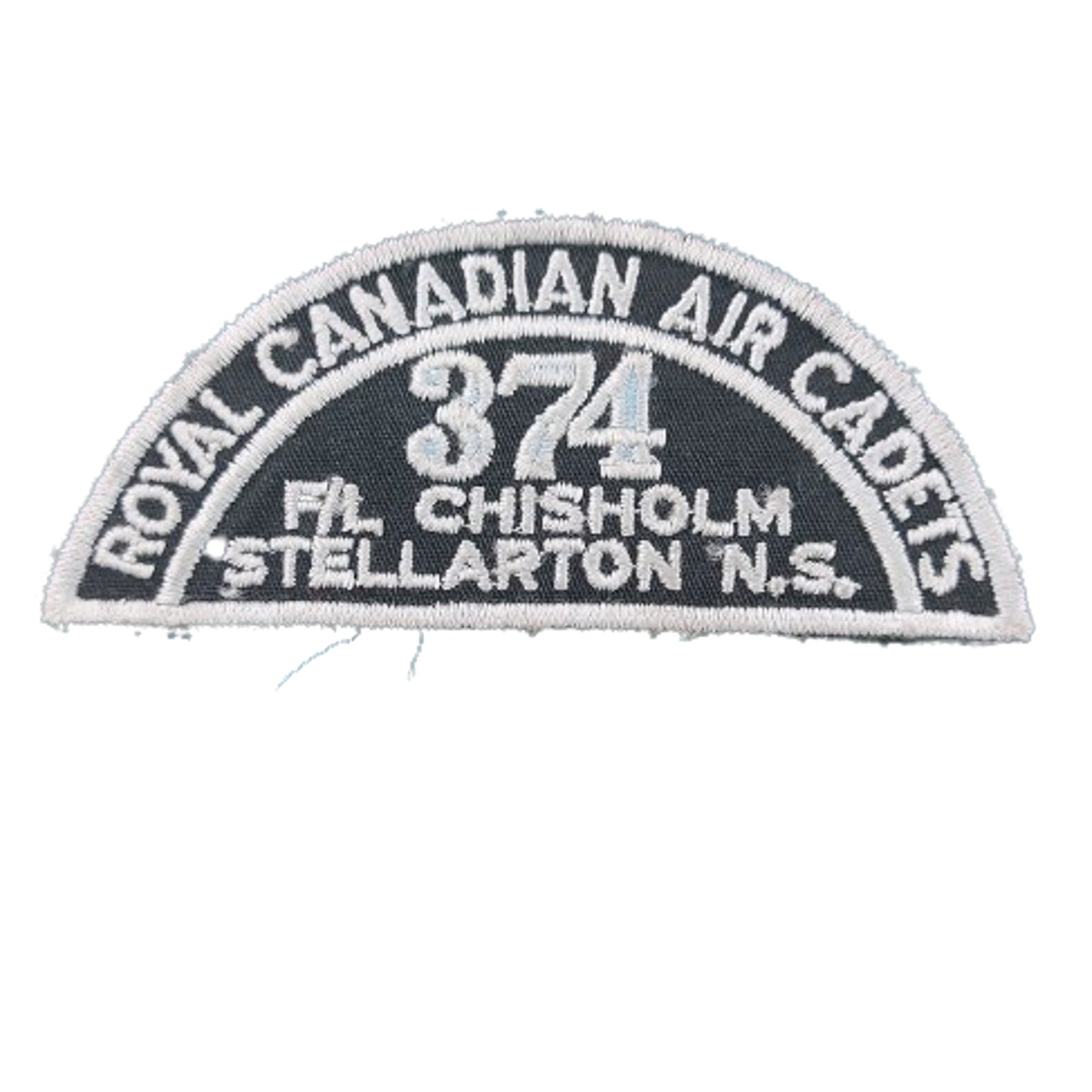 Royal Canadian Air Cadets 375 F/L Chisholm Stellarton Nova Scotia Squadron Shoulder Title