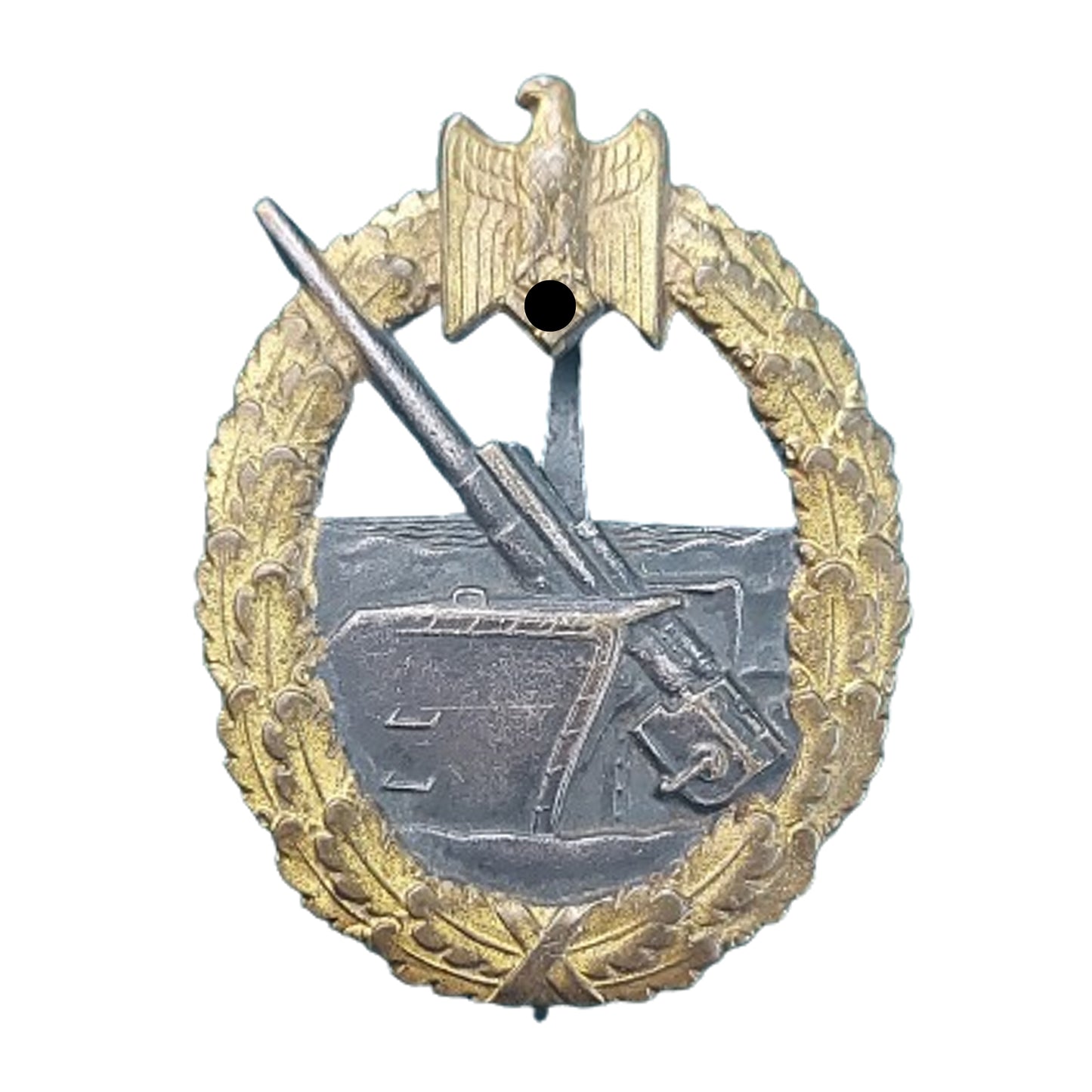 WW2 German Kriegsmarine Costal Artillery War Badge 1941 Schwerin Berlin