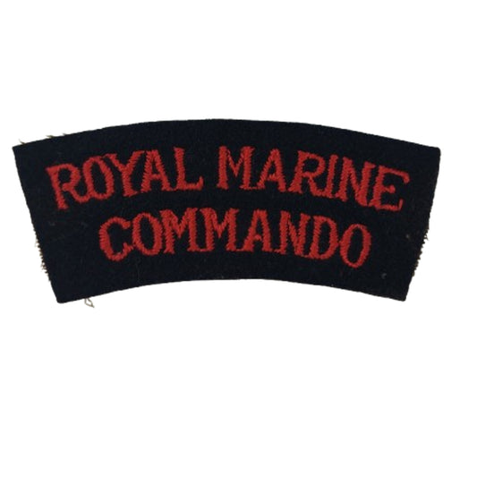 WW2 British Royal Marine Commando Shoulder Title