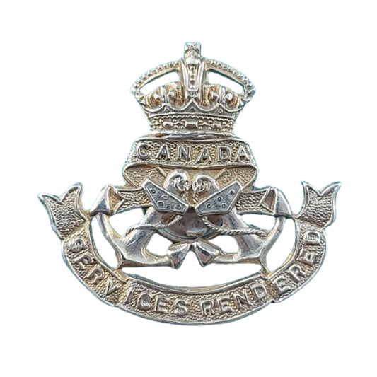 WW1 Canadian CEF Named Class A Naval War Badge -Services Rendered