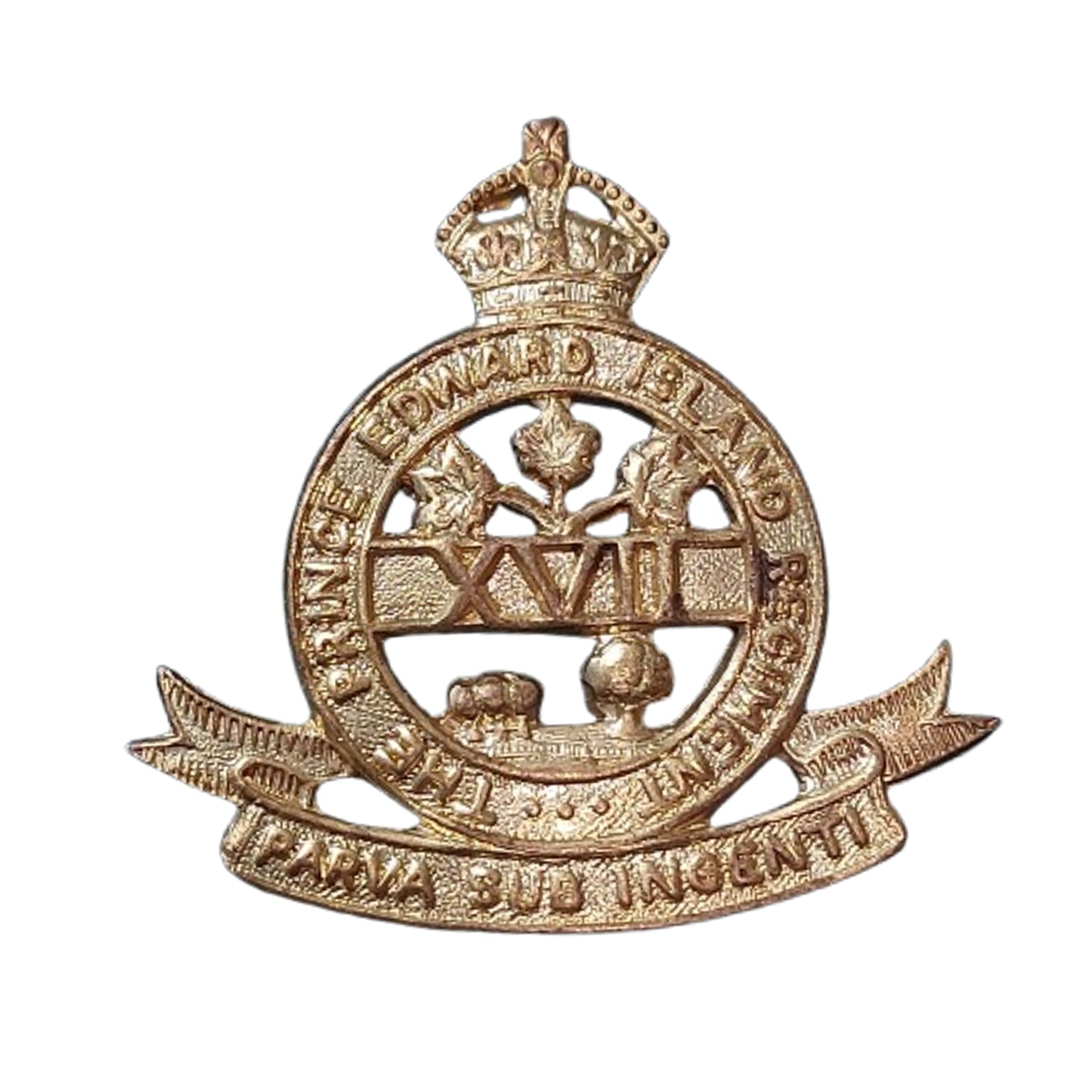 WW2 Canadian PEI Prince Edward Island Regiment Cap Badge