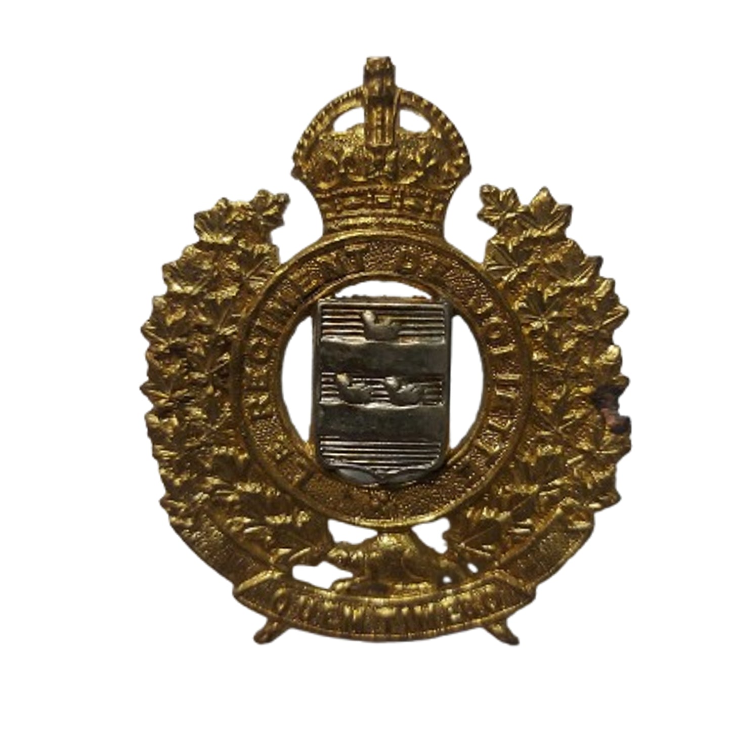 WW2 Canadian Regiment De Joliette Cap Badge