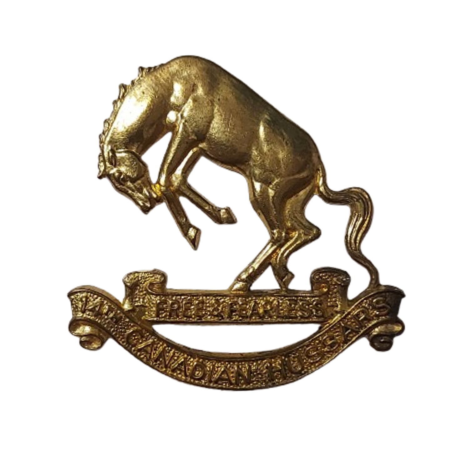 WW2 Canadian 14th Canadian Hussars Cap Badge