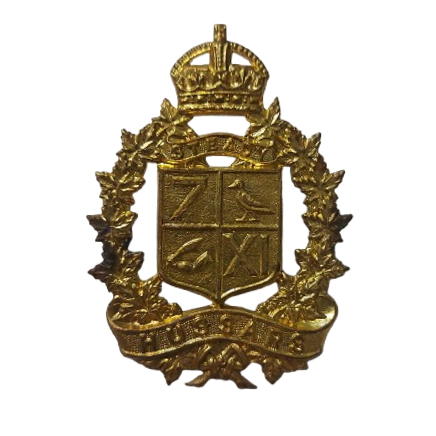 WW2 Canadian 7/11 Hussars Cap Badge