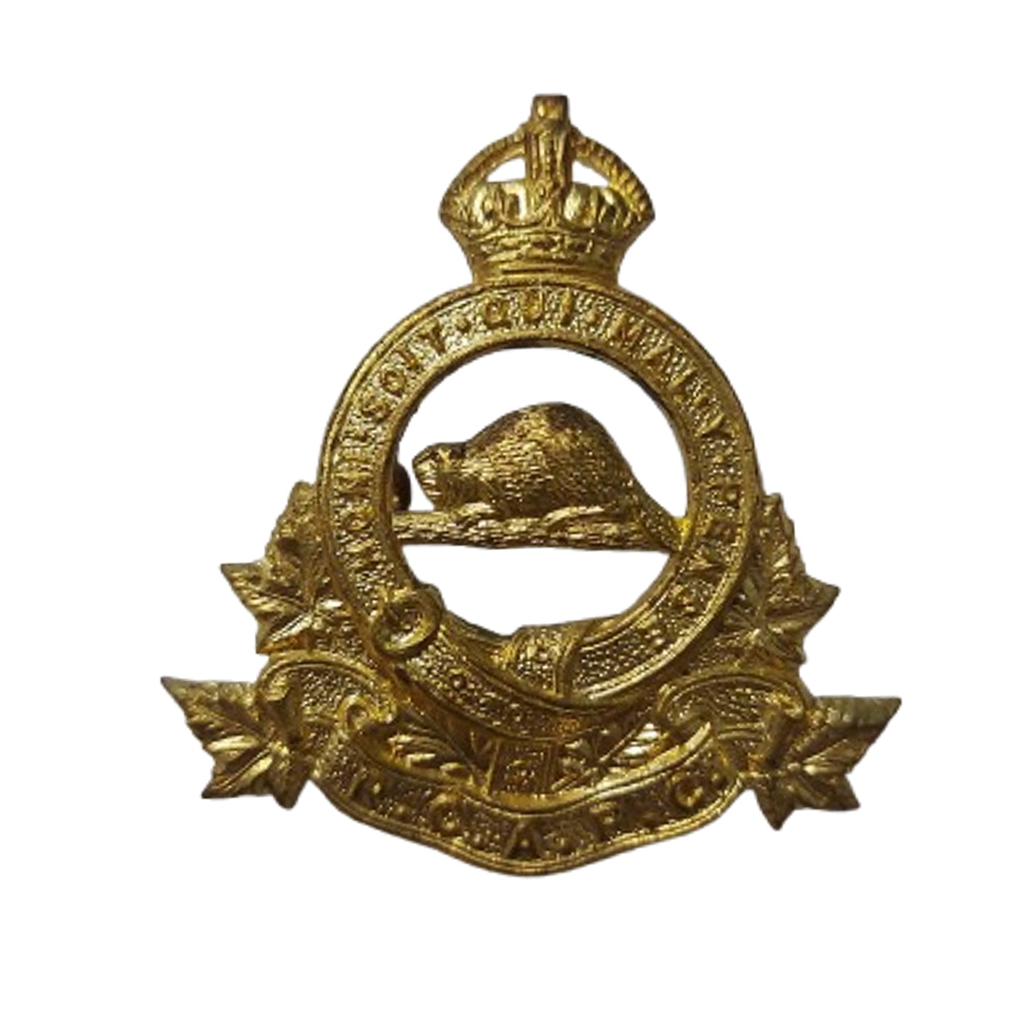 WW2 Canadian RCAPC Royal Canadian Army Pay Corps Cap Badge