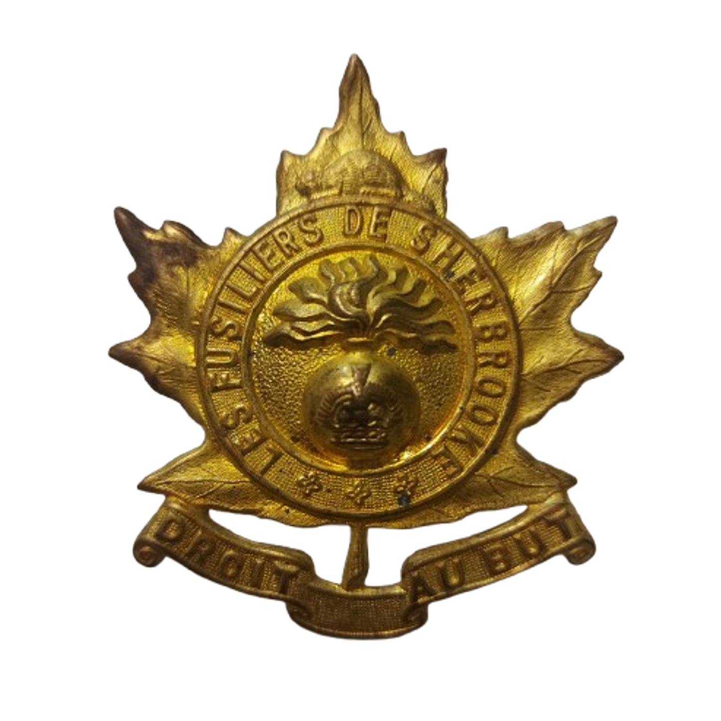 WW2 Canadian Sherbrooke Fusiliers Regiment Cap Badge