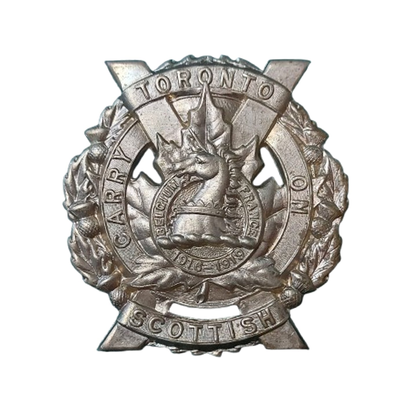 WW2 Canadian Toronto Scottish Cap Badge