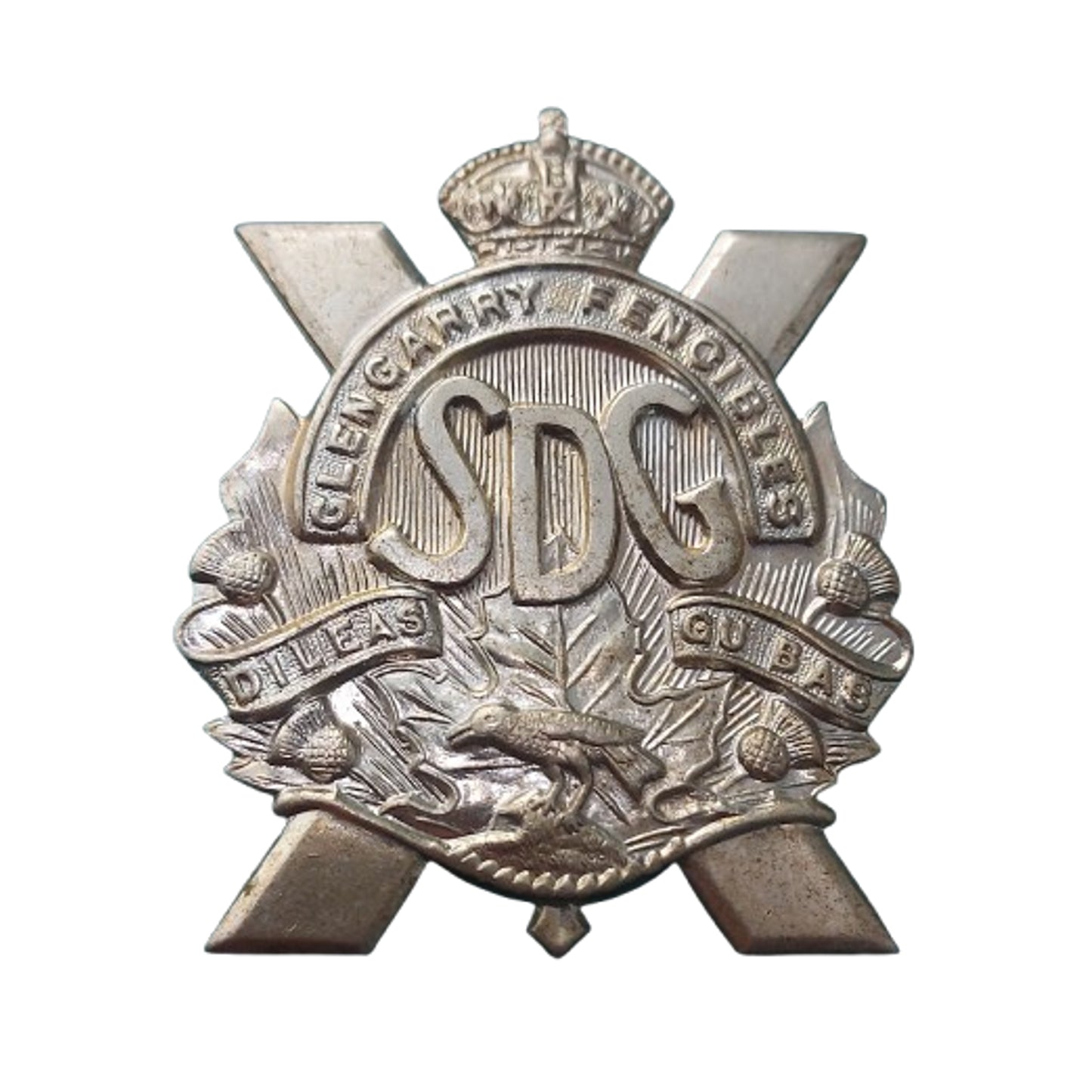 WW2 Canadian Stormont Dundass & Glengarry Highlanders Cap Badge