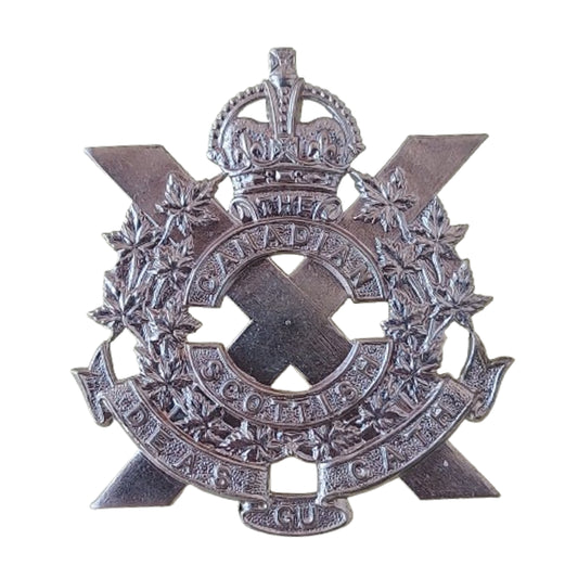 WW2 Canadian Scottish Regiment Cap Badge