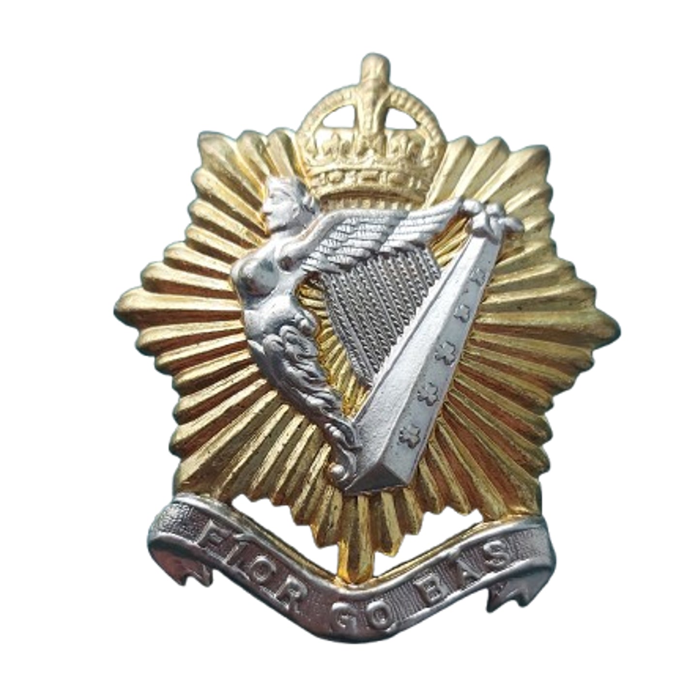 WW2 Canadian Irish Regiment of Canada Cap Badge Birks