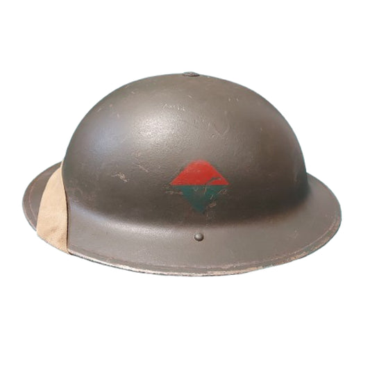 WW2 Canadian LSH Lord Strathcona's Horse Flashed Helmet