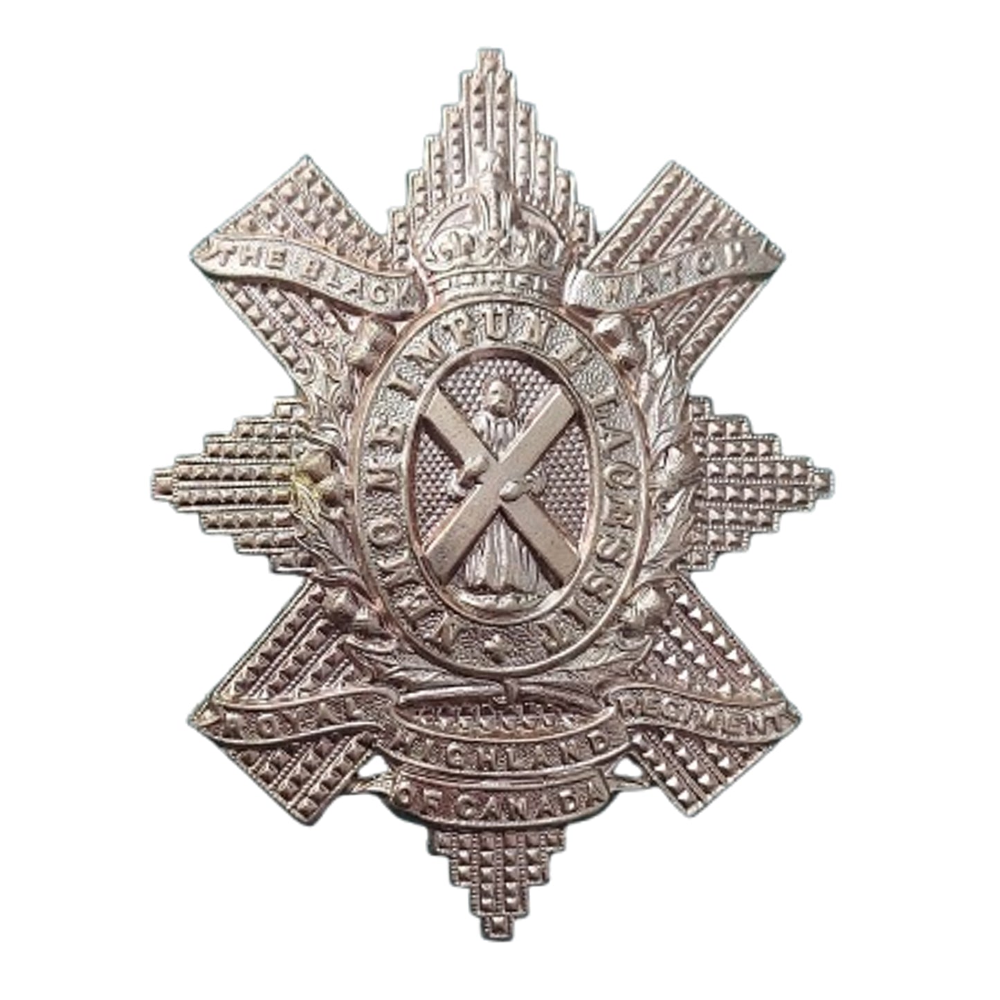 WW2 Canadian The Black Watch Royal Highland Regiment Of Canada Cap Badge
