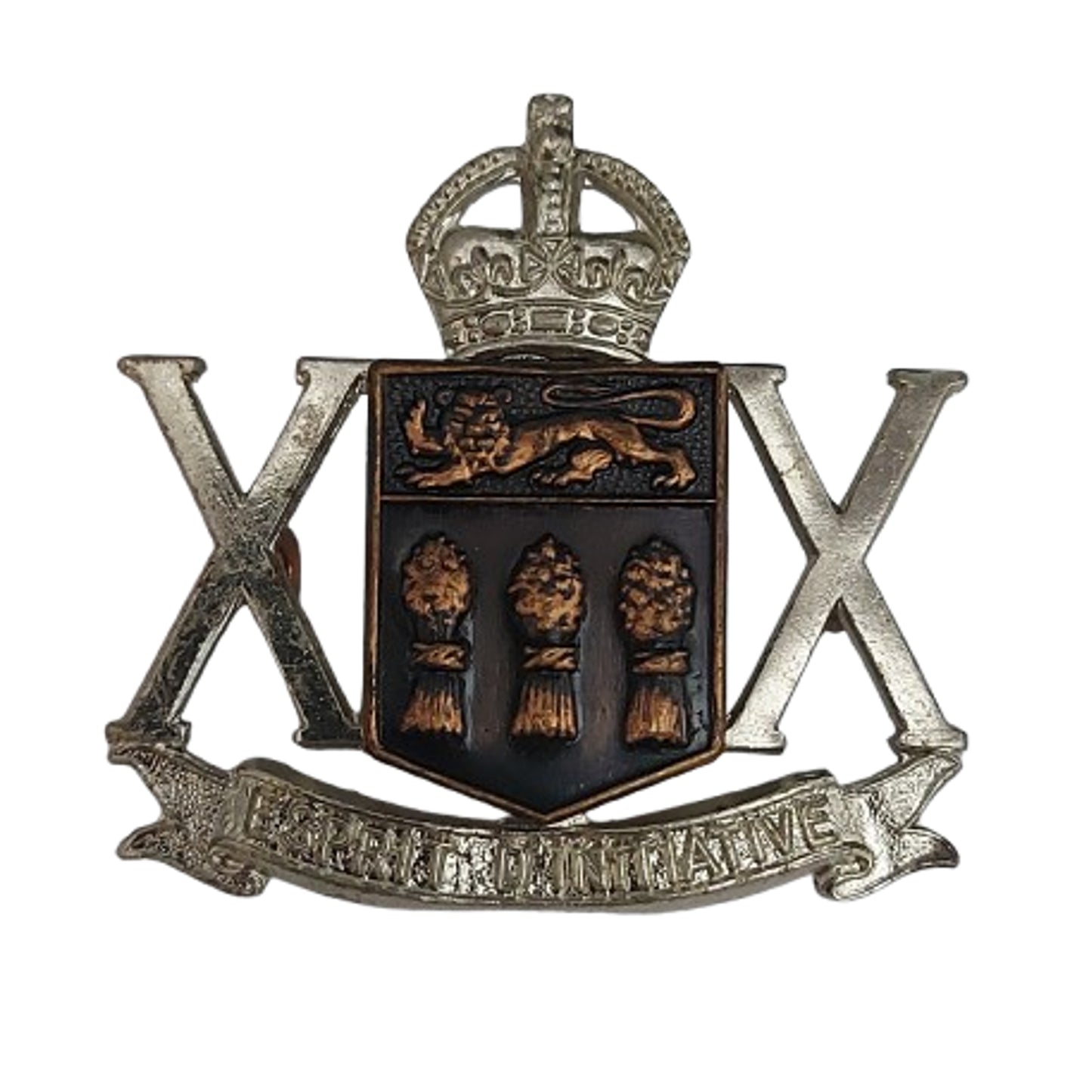 WW2 Canadian 20th Saskatchewan Dragoons (Armoured) Cap Badge