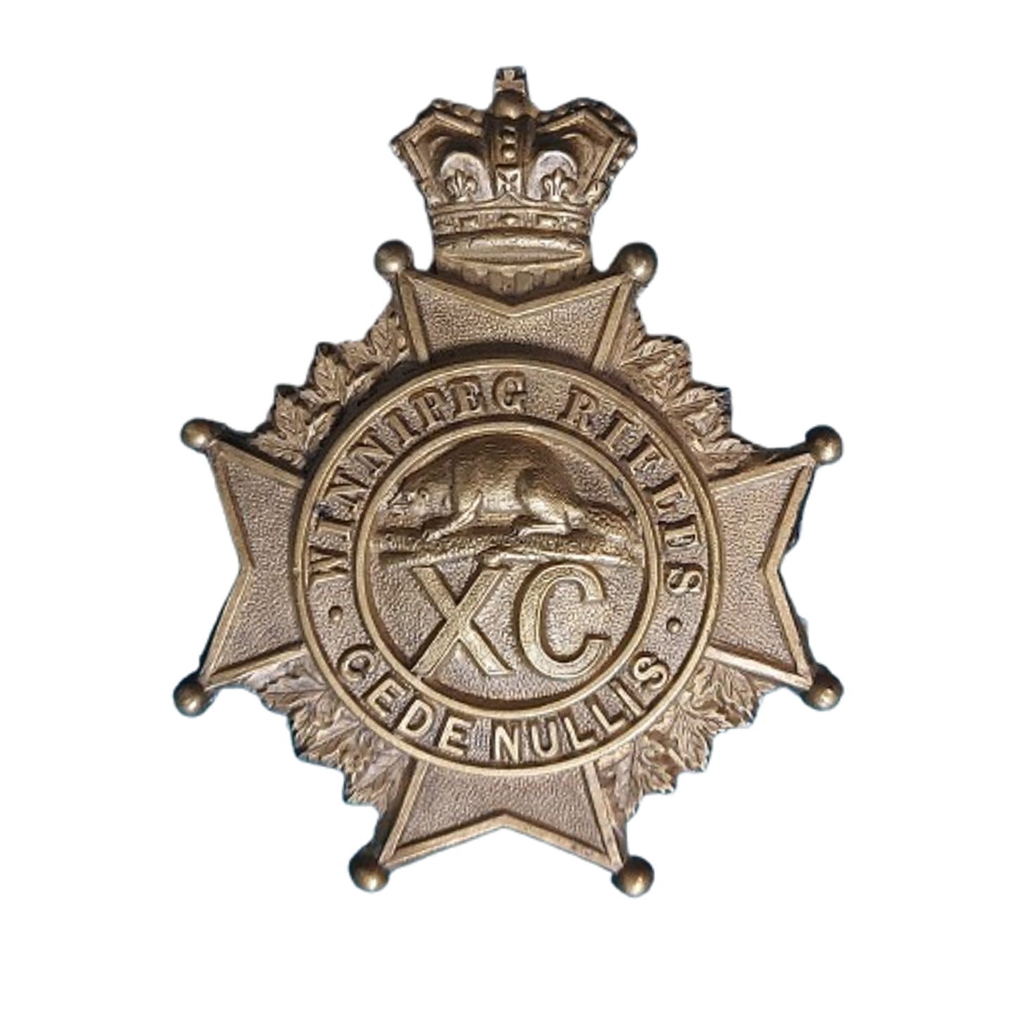Pre-WW1 Canadian Militia 90th Winnipeg Rifles Other Ranks Glengarry Badge 1885