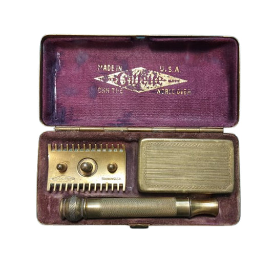WW1 Canadian Army Officer's Shaving Kit In Case