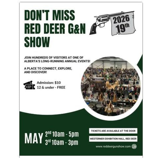 Red Deer Alberta Gun & Military Show May 2 & 3, 2026