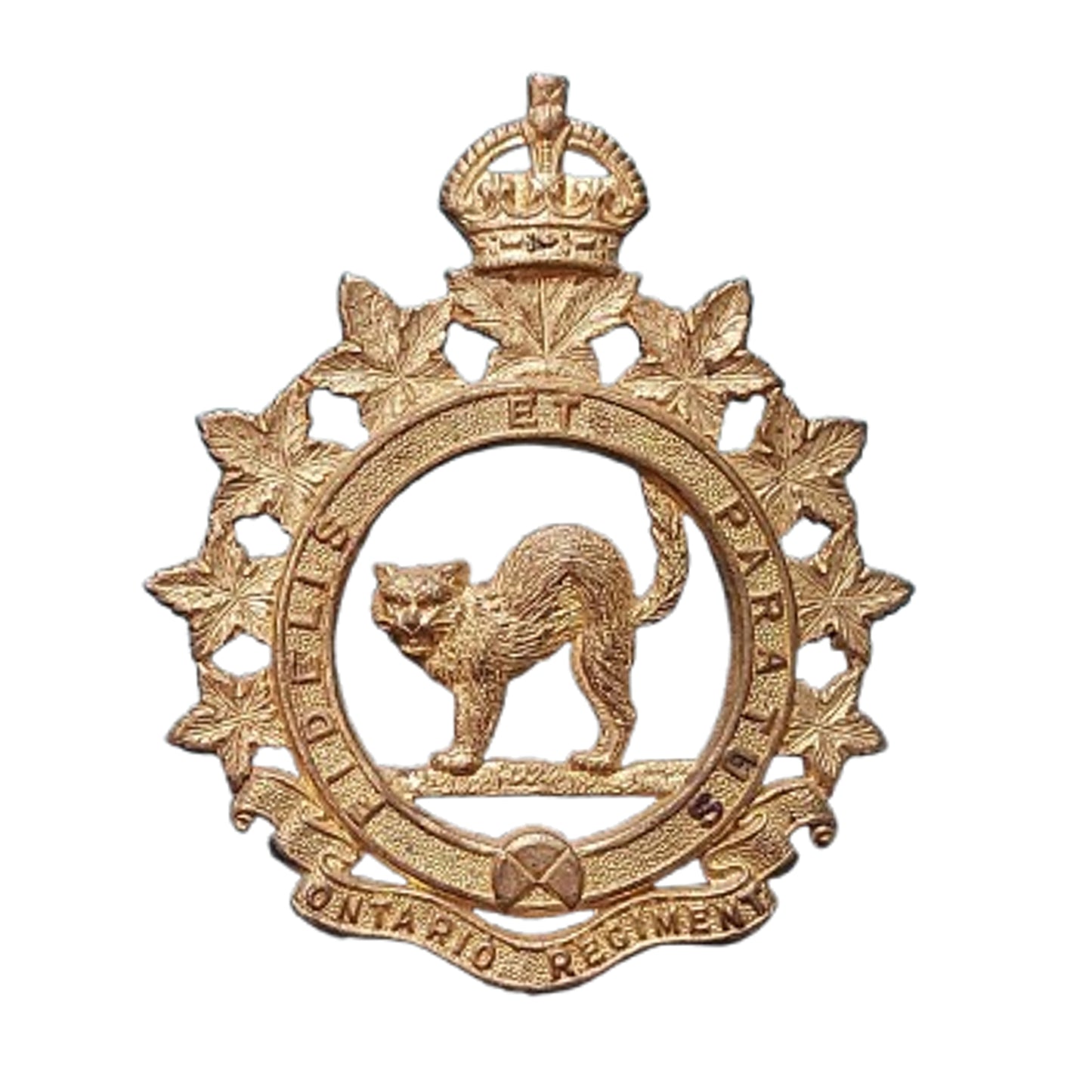 WW2 Canadian The Ontario Regiment Cap Badge