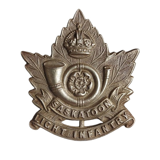 WW2 Canadian Saskatoon Light Infantry Cap Badge