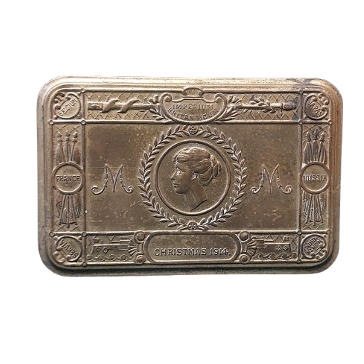 WW1 Princess Mary Christmas Gift Tin 1914