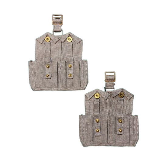 WW2 Canadian RCAF P37 Service Rifle Ammunition Pouch Pair