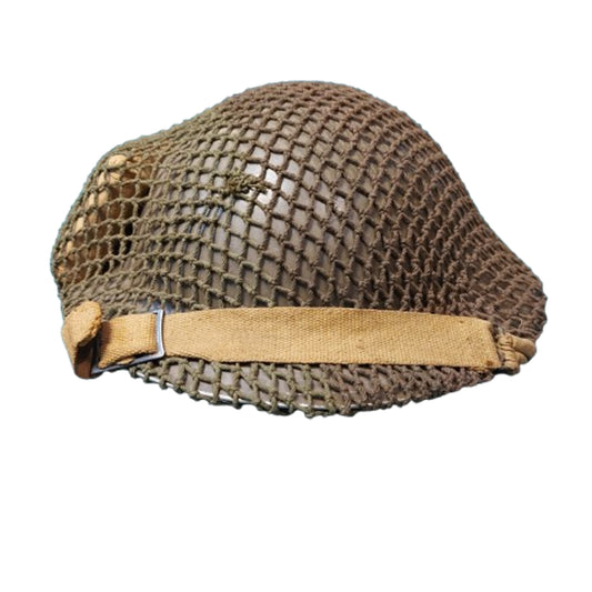WW2 Canadian Army GSW Mk.II Helmet with netting And Field Bandage 1940