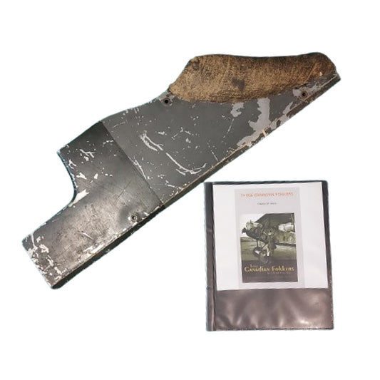 WW1 Canadian Captured Fokker D.VII Front Side Panel Number 8493 With Research
