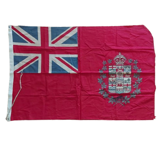 Pre-WW1 Canadian Red Ensign Flag 51 X 34 Inches