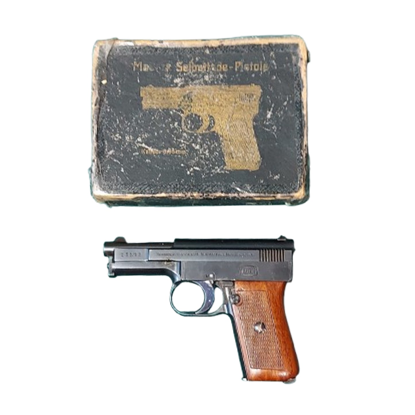 WW1 German Deactivated Mauser Model 1910 Pistol In Original Box