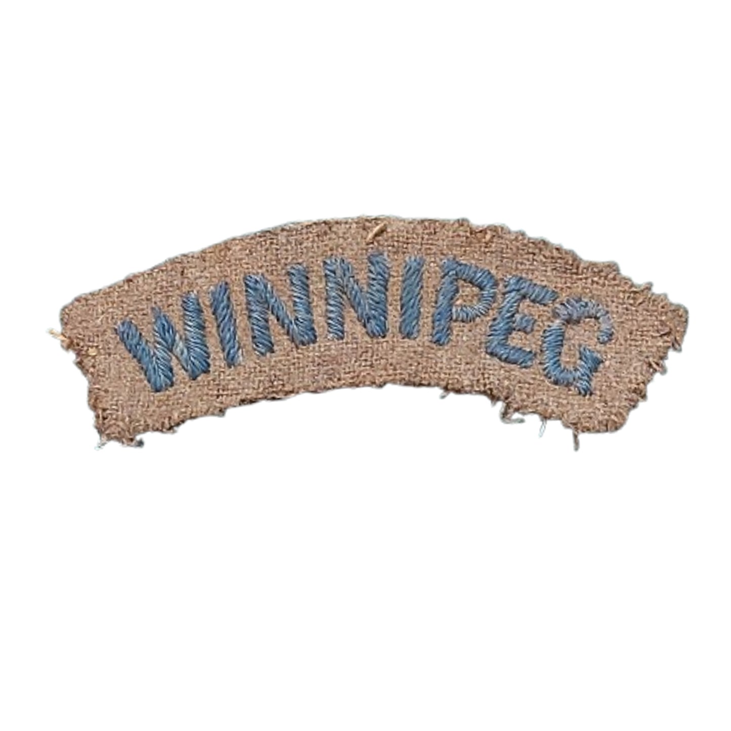WW1 Canadian WINNIPEG Cloth Shoulder Title