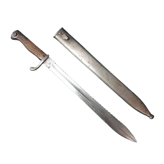 WW1 German S98/05 aA Sawback Butcher Blade Bayonet