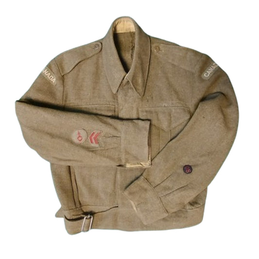 WW2 Canadian Battle Dress Tunic 1944 Size 9