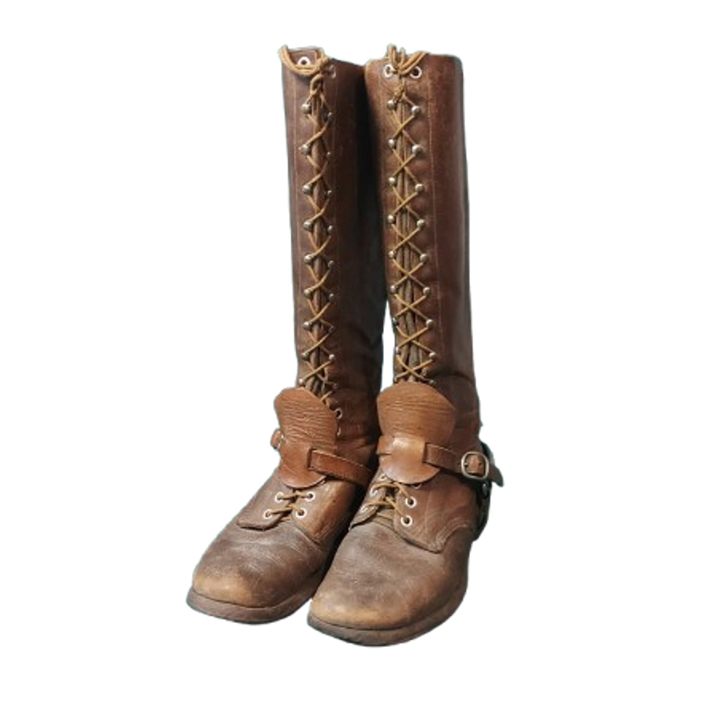 WW1 Canadian CEF High Top Cavalry Boots And Spurs