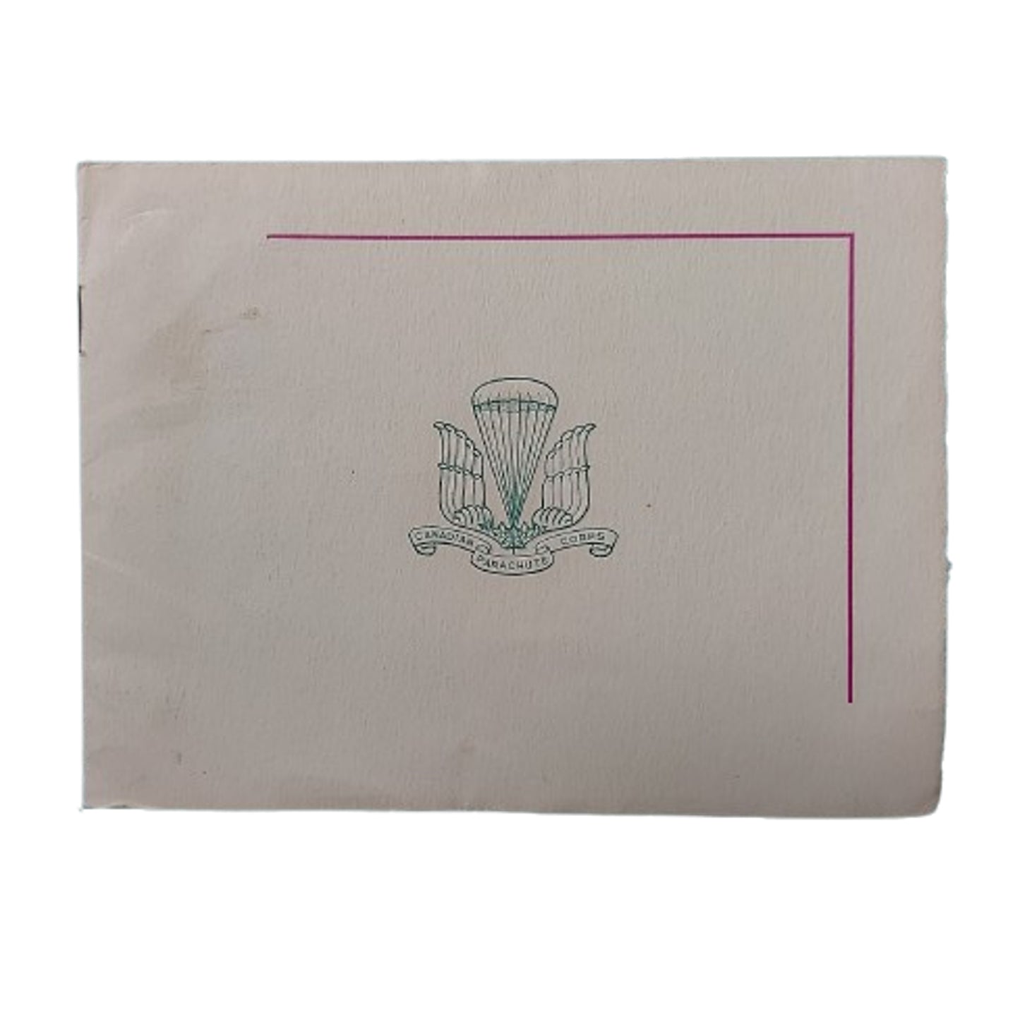 Post-WW2 Canadian Parachute Corps Pamphlet