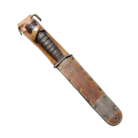 WW2 United States M3 Fighting Knife In M6 Scabbard 1943