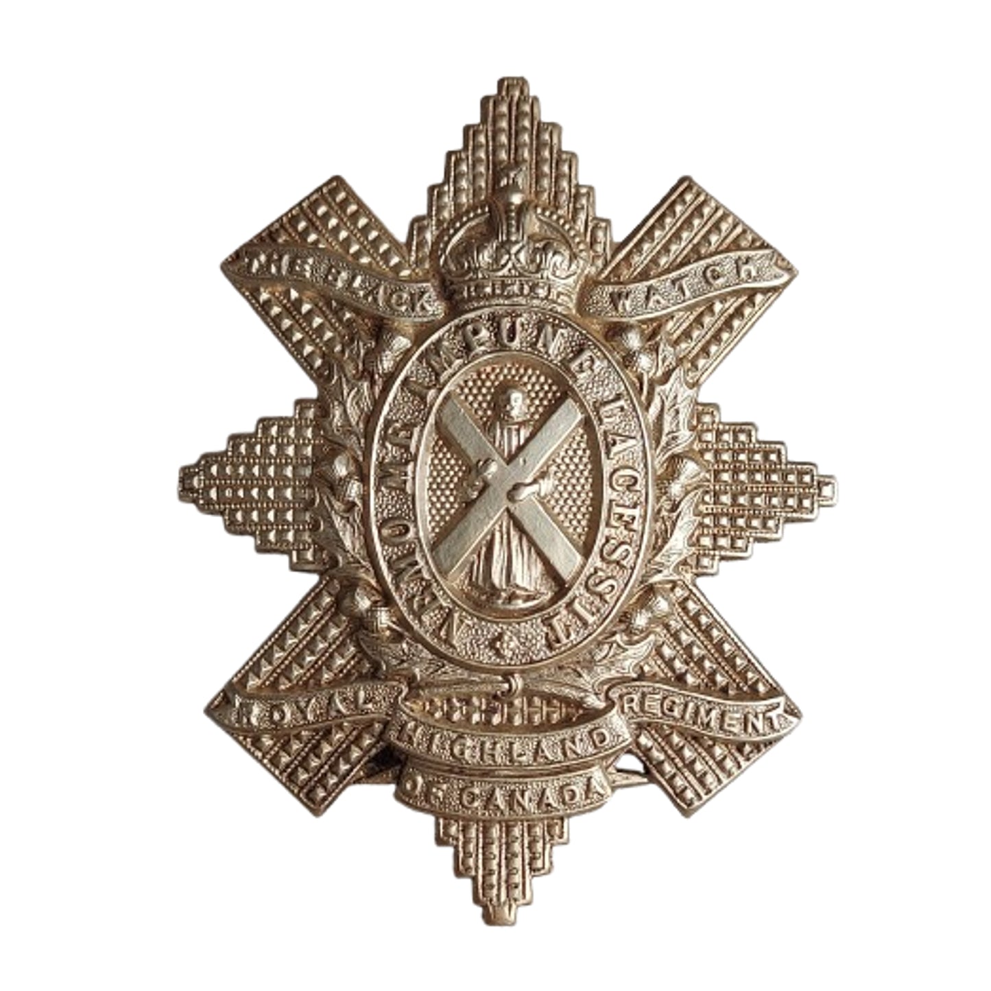 WW2 Canadian The Black Watch Royal Highland Regiment of Canada Cap Badge