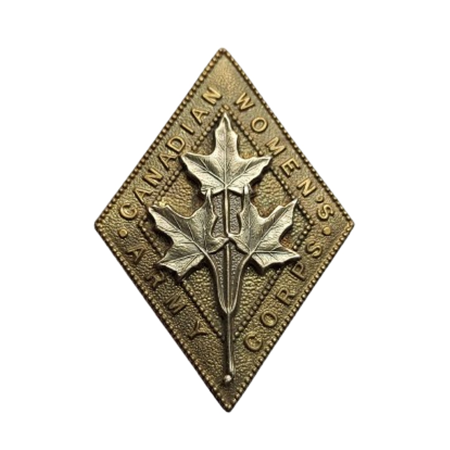 WW2 Canadian Women’s Army Corp CWAC Cap Badge