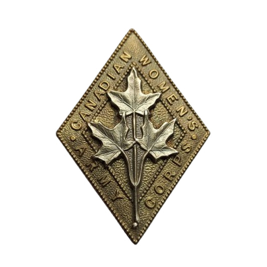 WW2 Canadian Women’s Army Corp CWAC Cap Badge