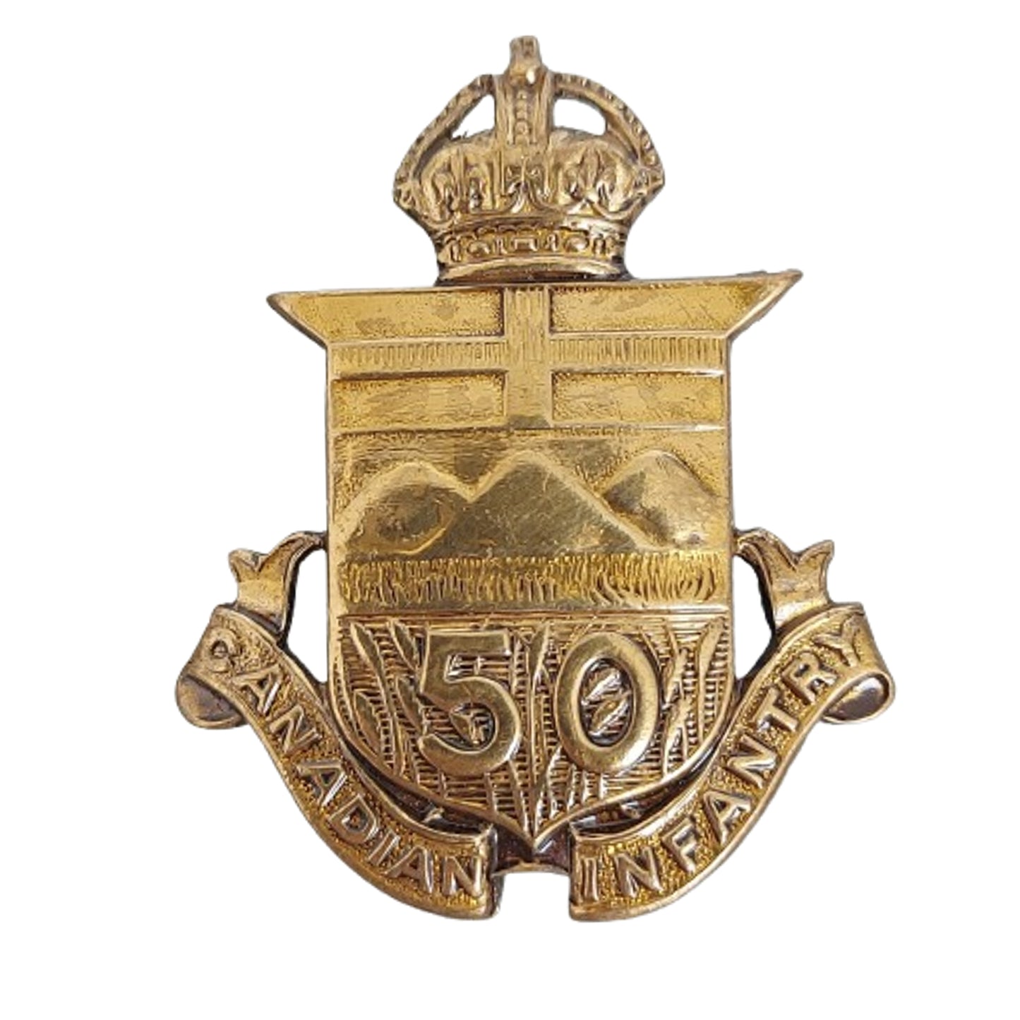 WW1 Canadian 50th Battalion Cap Badge G&S Co. Ltd.