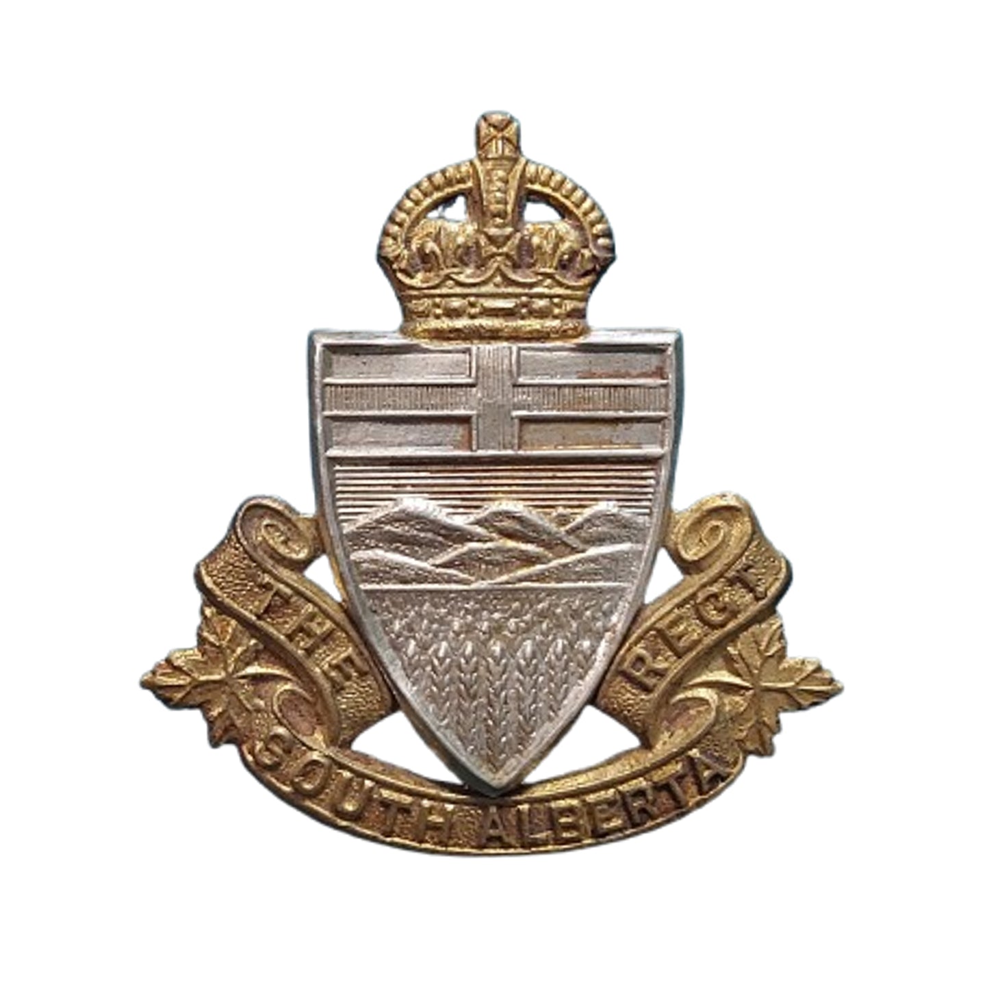 WW2 Canadian The Southern Alberta Regiment Cap Badge