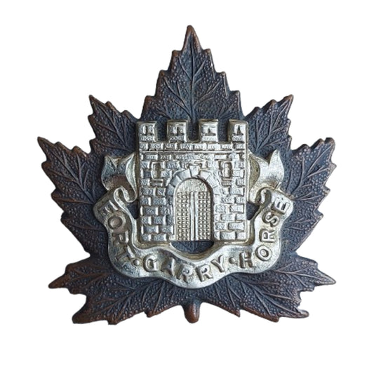 WW2 Canadian Fort Garry Horse Cap Badge