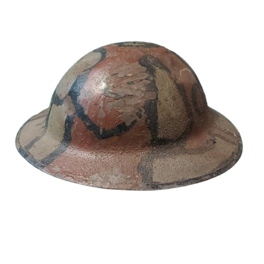 WW1 British Army Camouflage Pattern Field Helmet Shell FS 45